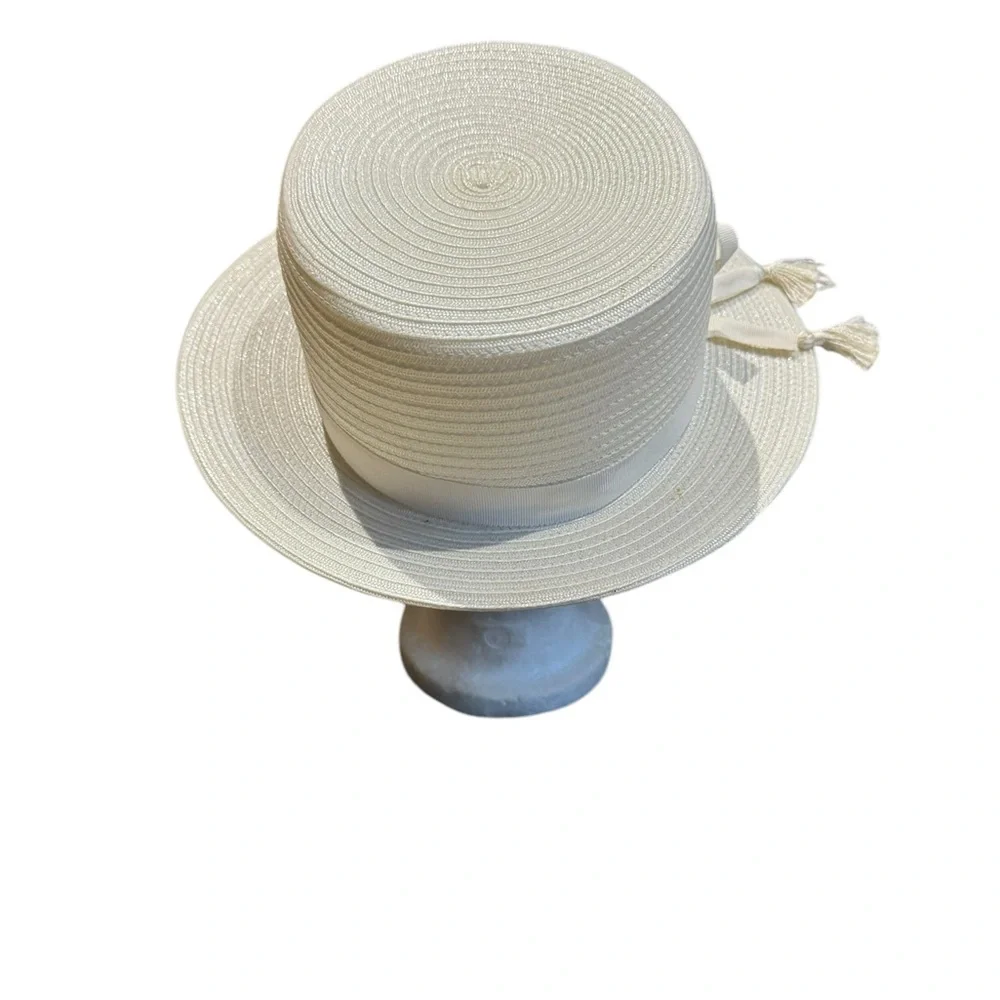 Vintage Dorene‎ Straw Hat - Picture 5 of 7